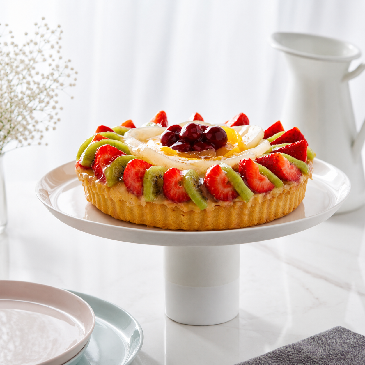 Karışık Meyveli Tart